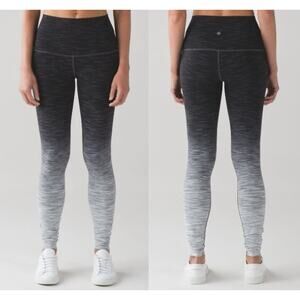 Lululemon Wunder Under Hi-Rise Leggings Ombre Melange 31" Size 8